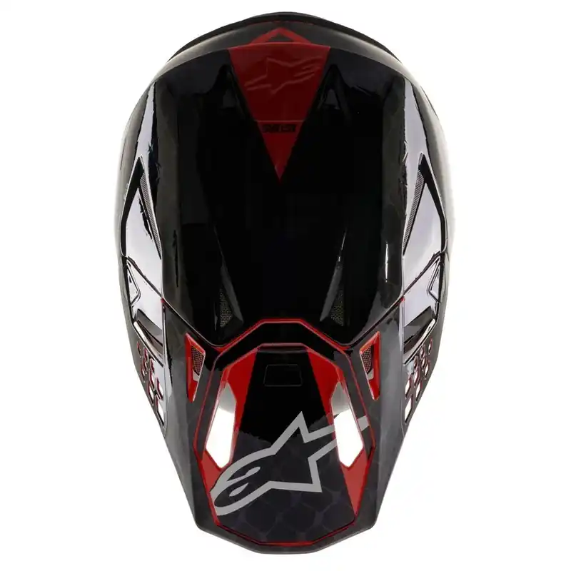 Alpinestars SM10 LE San Diego Visor - Black/Silver/Red - OS Reduced Price
