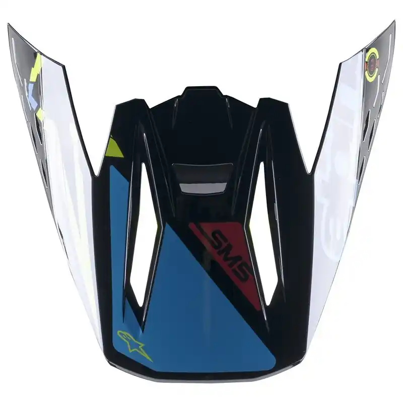Wholesale Alpinestars SM5 Action Visor - Black/Blue/Fluro Yellow - OS
