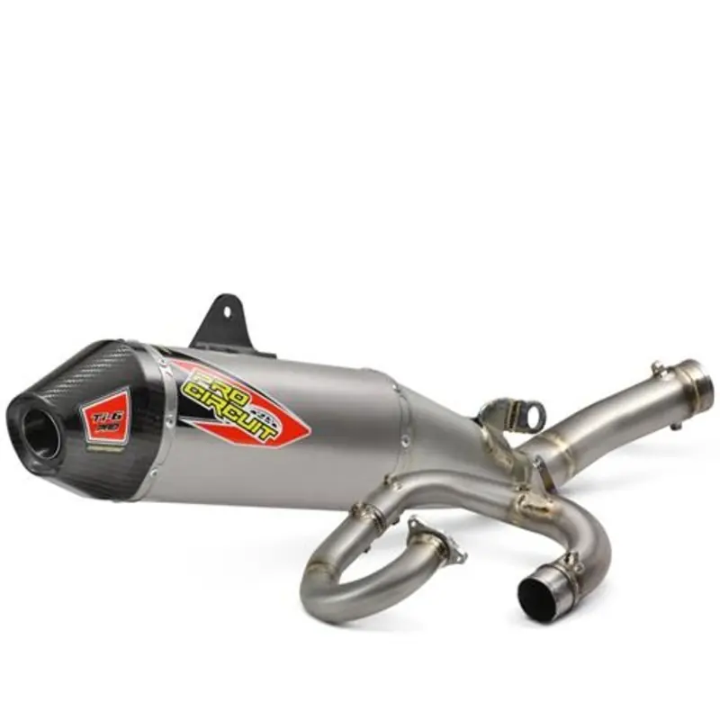 Today Only Pro Circuit Yz450F 20-22 / Wr450F 21-23 Ti6 Pro - Carbon End Cap, Full Titanium System, Fim Legal