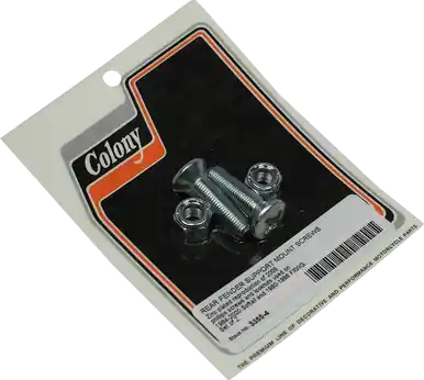 Colony 3355-4 - Rear Fender Screws Mount - Zinc Express Delivery