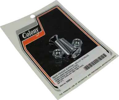 Bulk Order Colony 3356-4 - Rear Fender Screw Mount- Chrome