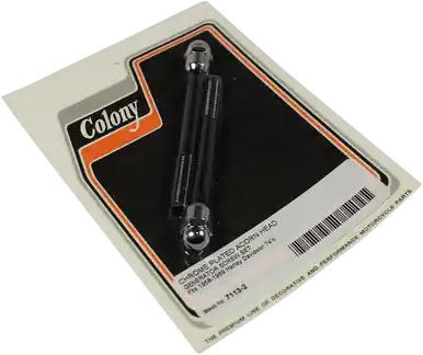 Worldwide Shipping Colony 7113-2 - Acorn Generator Bolts - '58-'69 Big Twin