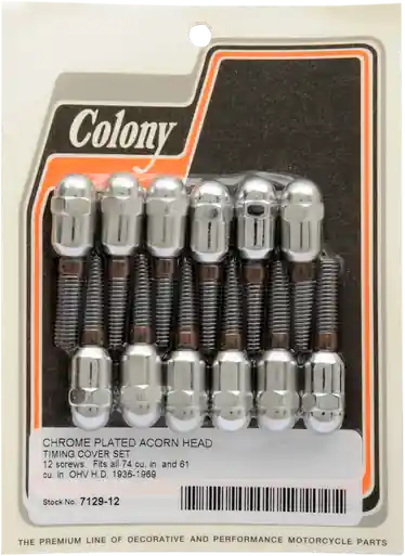 Colony 7129-12 - Acorn Cam Cover - '66-'69 Big Twin Order Now