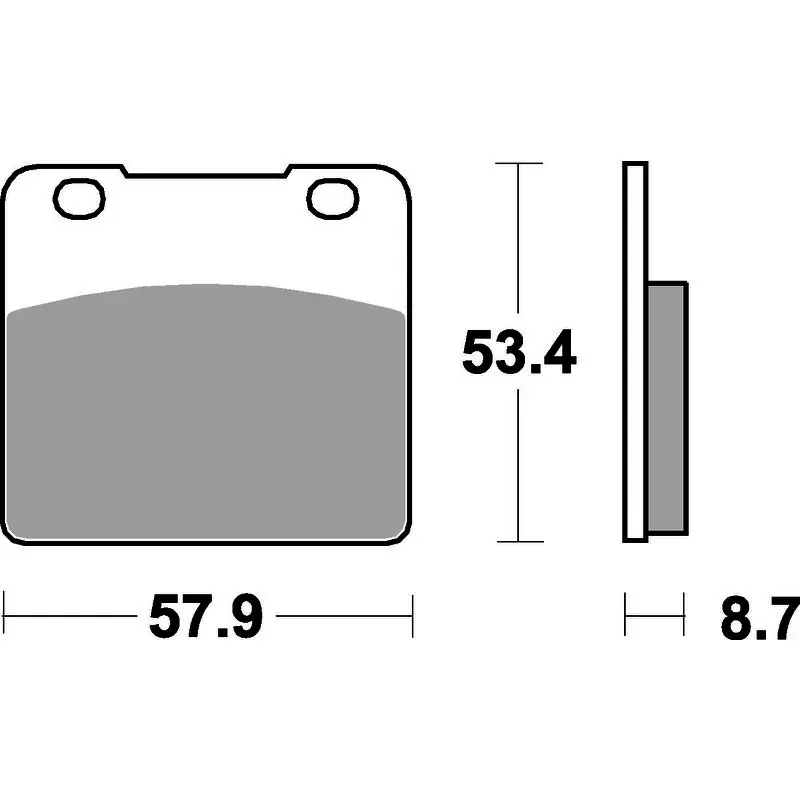 Today Only SBS 577LS Rear Brake Pads (Sinter Street)