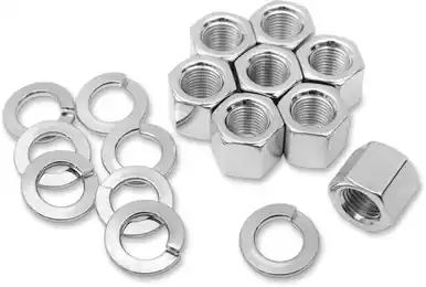 Top Rated Colony 8104-16 - Stock Cylinder Base Nut Kit - '36-'77 Big Twin