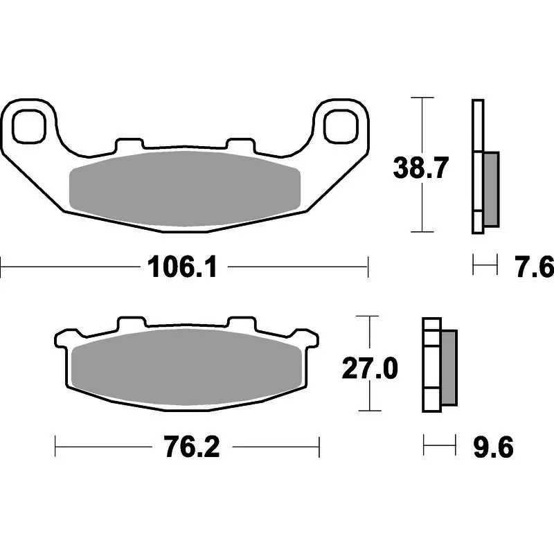 Bargain SBS 615Ls Rear Pads - Sinter Street