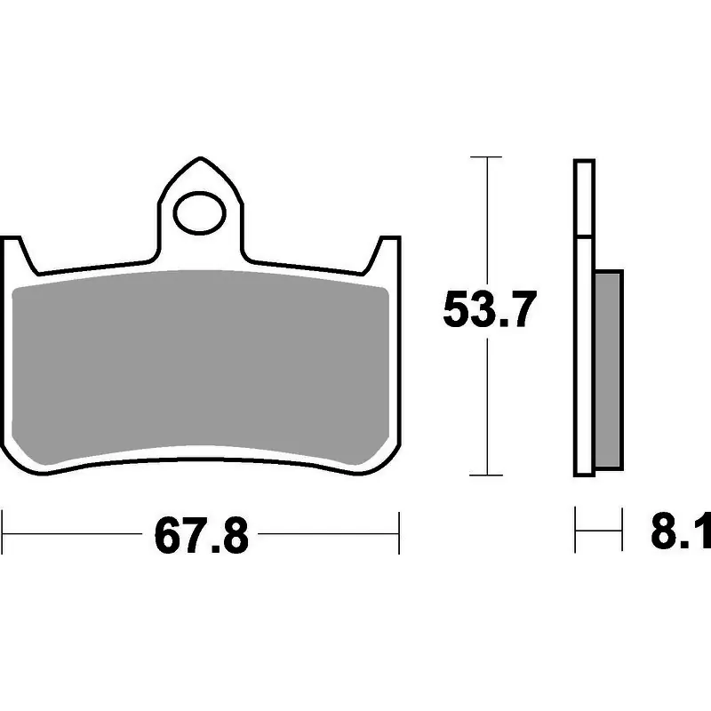 Super Sale SBS 622Hs Front Pads - Sinter Street