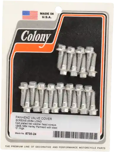 Colony 8735-24 - Screws Valve Cover Cadmium Fast Shipping