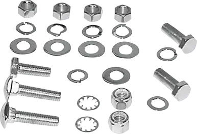 While Supplies Last Colony 9420-21 - Transmission Mount Kit Big Twin L77-86 Chrome