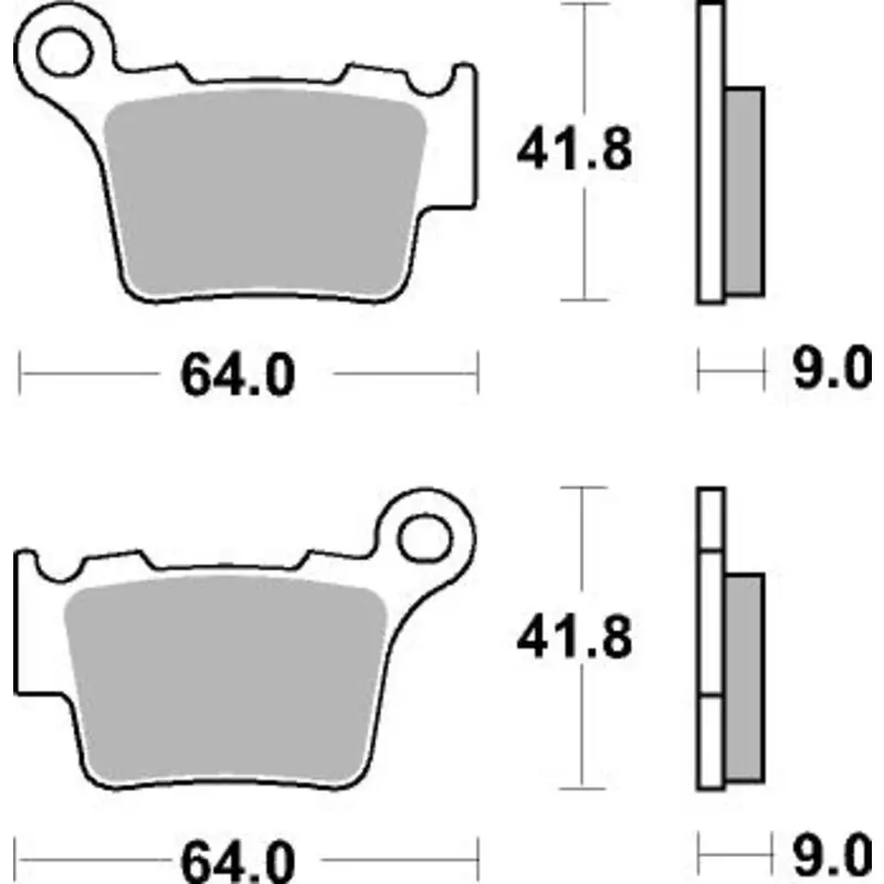 Today Only SBS 791Si Front/Rear Pads - Sinter Off Road
