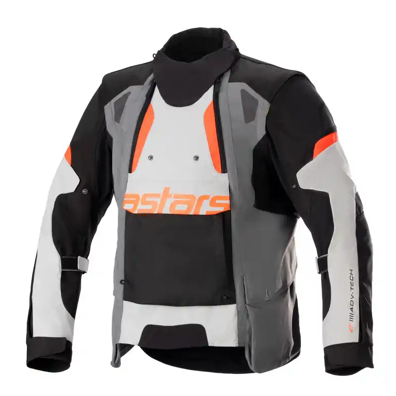 Alpinestars Halo Drystar Adventure Jacket - Dark Grey/Ice Grey/Black - S Price Cut