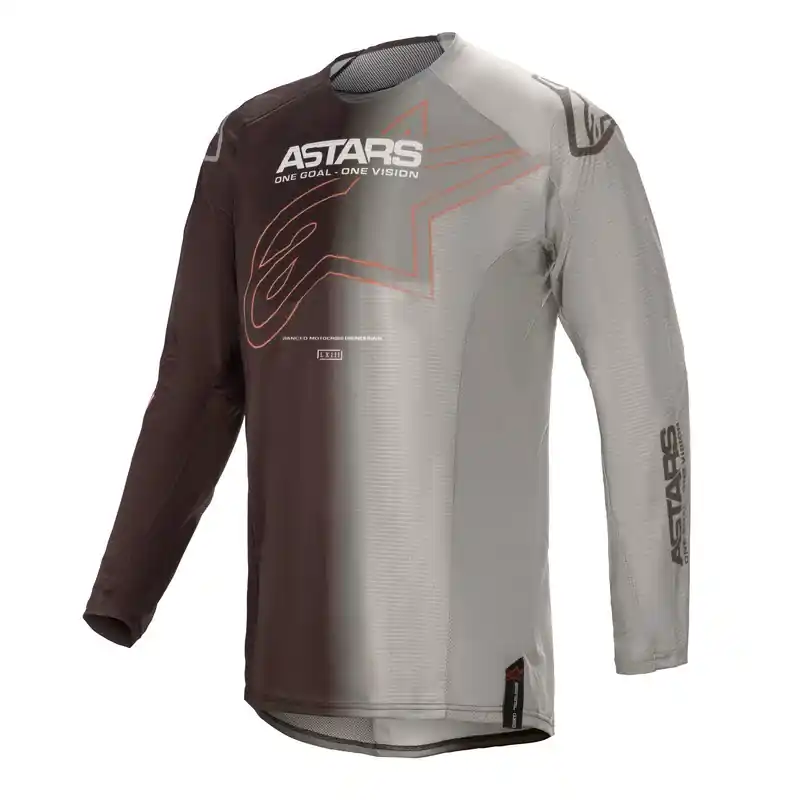 No Minimum Order Alpinestars Techstar Phantom Jersey - Anthracite/Orange - XL