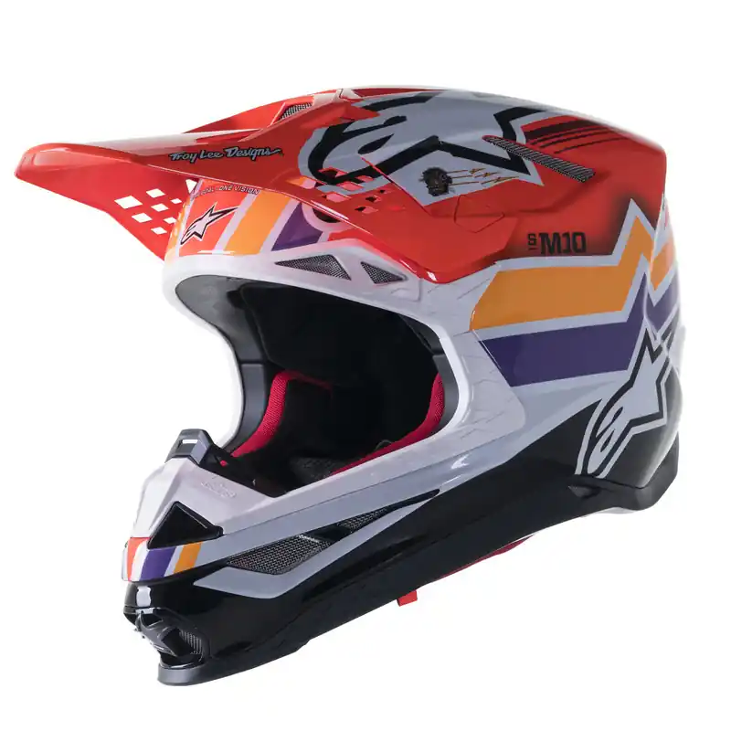 Alpinestars SM10 TLD Edition Helmet - Firestarter Red - XS/S Holiday Sale