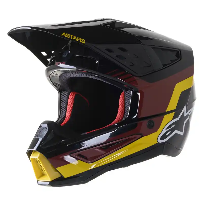 Alpinestars SM5 Venture Helmet - Black/Red/Yellow - L Bulk Order