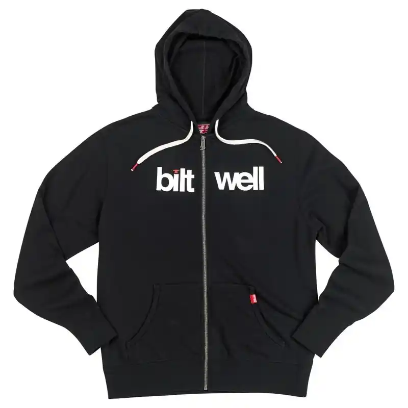 Biltwell Helvetica Thin Hoodie - Black - 2XL Best Seller