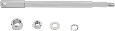 Worldwide Shipping Drag Specialties Axle Kit - Front - Chrome - '73-'83 Electra Glide/Wide Glide