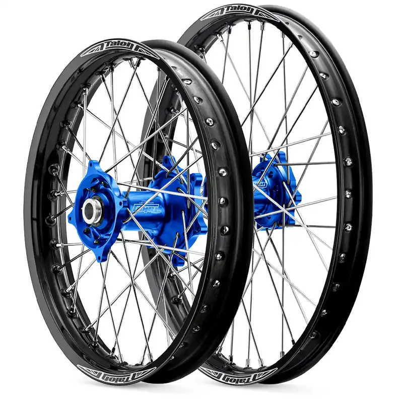 Final Sale Talon Black Rim/Blue Hub TC85 19x1.6/16x1.85 2021-2024 Big Wheel Set