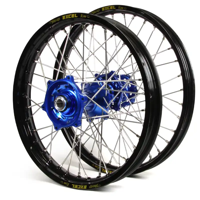 Talon/Excel Black Rim/Blue Hub YZ250-450F 2014-2024 21/19x2.15 Wheel Set Top Rated