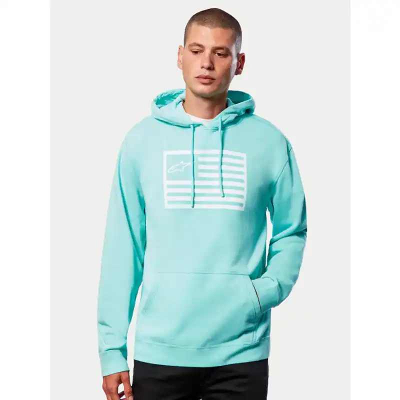 Latest Alpinestars Artifact Hoodie - Aqua - M