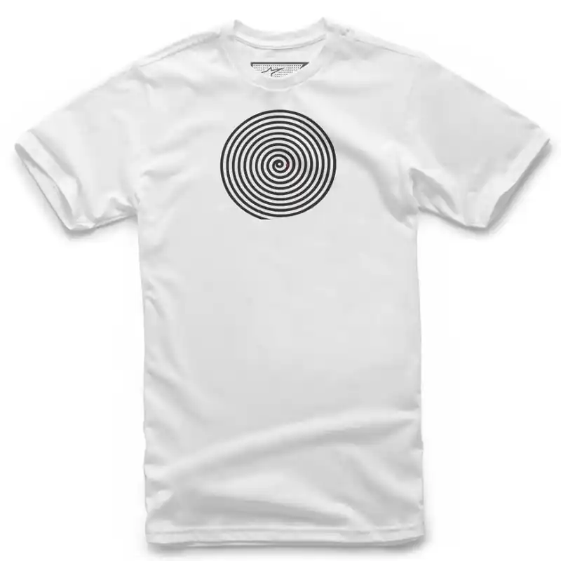 Reduced Price Alpinestars Oscar Spiral Tee - White/Black - XL
