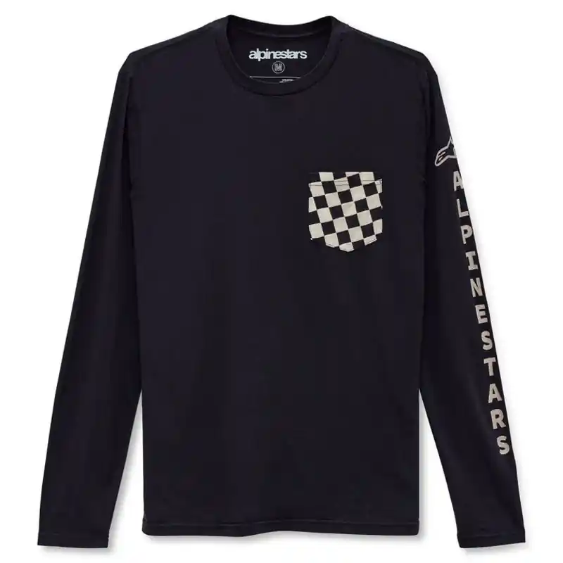 Alpinestars Check LS Tee - Black - S Professional Grade