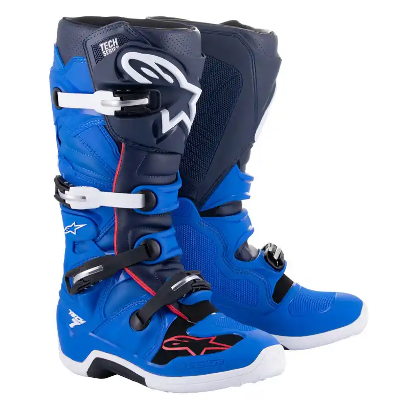 Alpinestars Tech 7 Boot - Blue/Navy/Bright Red - 8 Price Drop