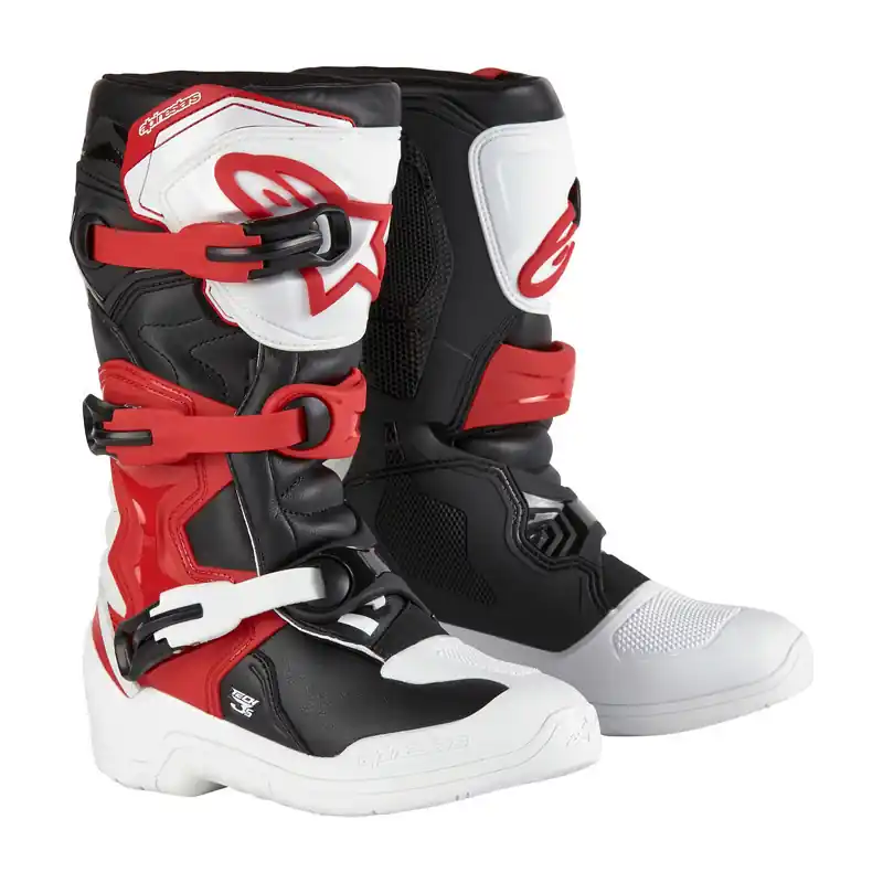 Alpinestars Tech 3S Youth Boot - White/Black/Bright Red - 2 Get Yours