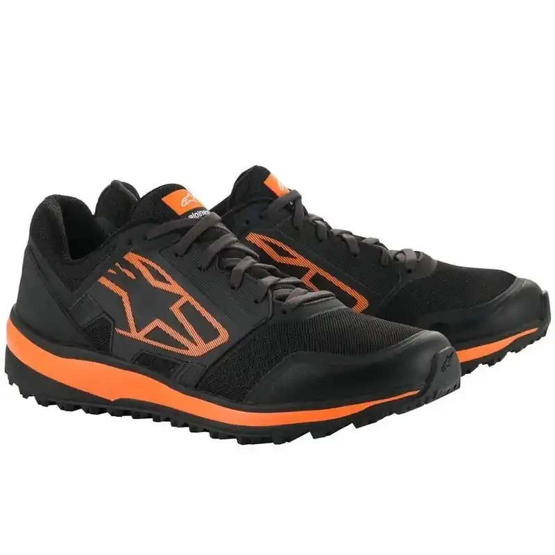 Alpinestars Meta Trail Shoe - Black/Orange - 8 In Demand