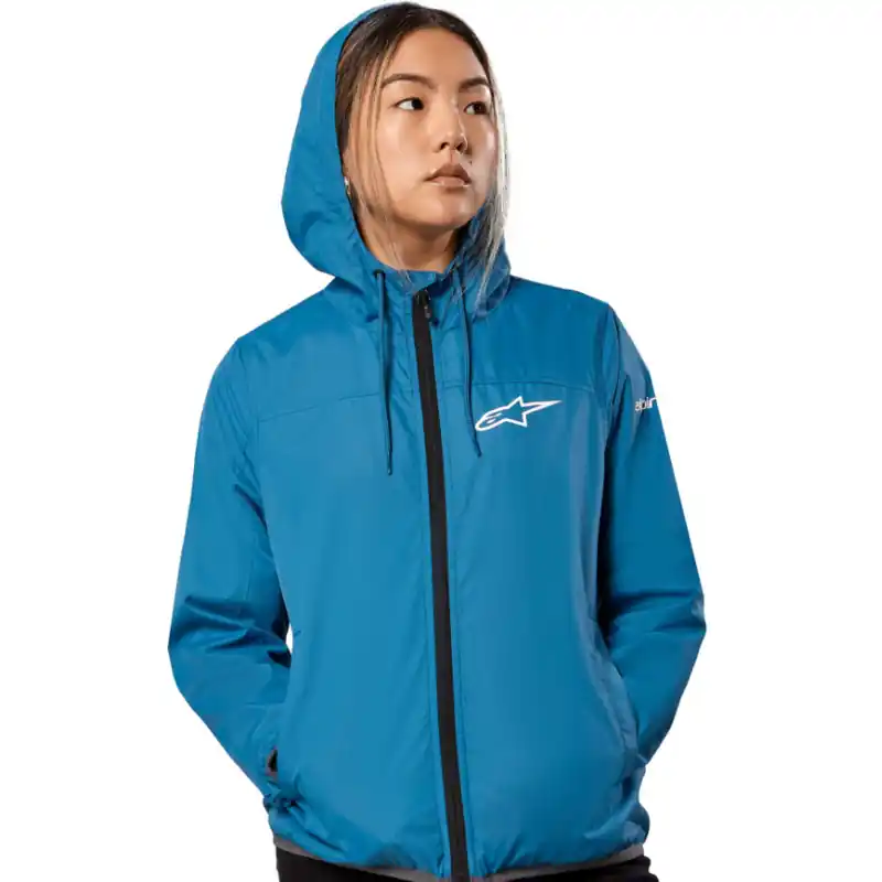 Order Now Alpinestars Treq Womens Windbreaker - Blue - M