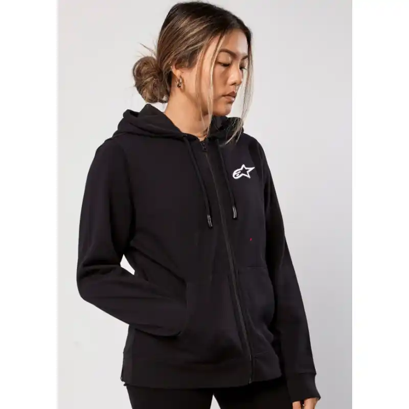 Don鈥檛 Miss Out Alpinestars Ageless Womens Chest Hoodie - Black/White - XL