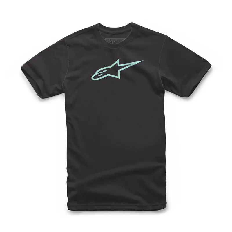 High Quality Alpinestars Ageless Tee - Black/Mint - S