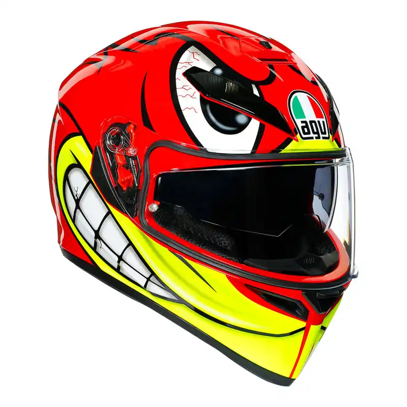 Direct From Manufacturer AGV K3SV Birdy Helmet - Red/Yellow - S