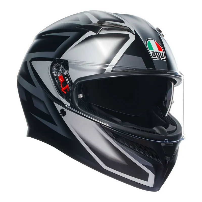 AGV K3 Compound Helmet - Matte Black/Grey - XS Today Only