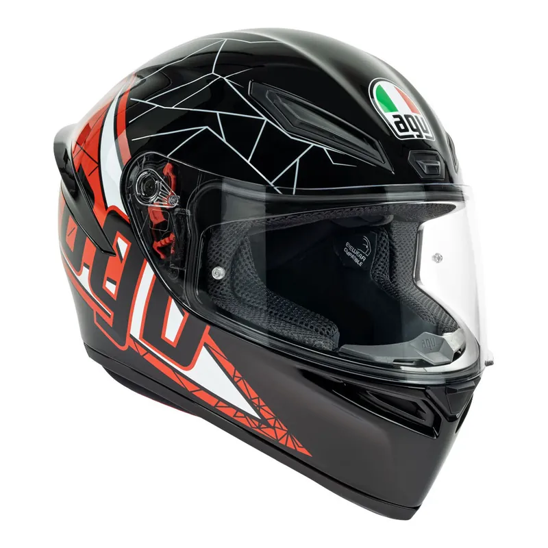 Holiday Sale AGV K1 Helmet - Black/Red - MS