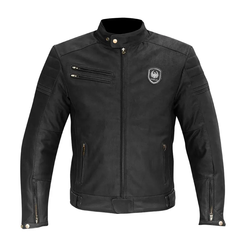 Merlin Alton Leather Jacket - Black - S Time-Limited