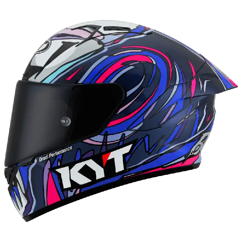 Affordable KYT NZ Race Bastianini Replica Helmet - ECE 22.06- Multi - XS