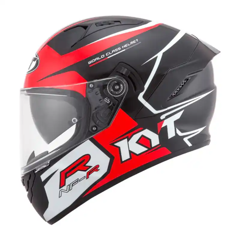 Worldwide Shipping KYT NF-R Track Helmet [Incl Pinlock] - Red - L