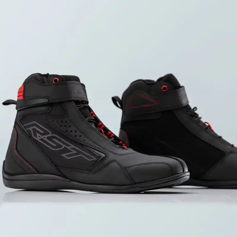 Crafted RST Frontier CE Ride Womens Shoe - Black/Red - 38