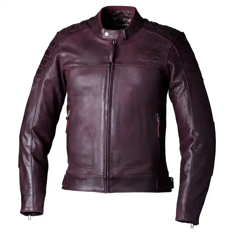 RST Iom TT Brandish 2 CE Leather Jacket - Oxblood - 50 Latest