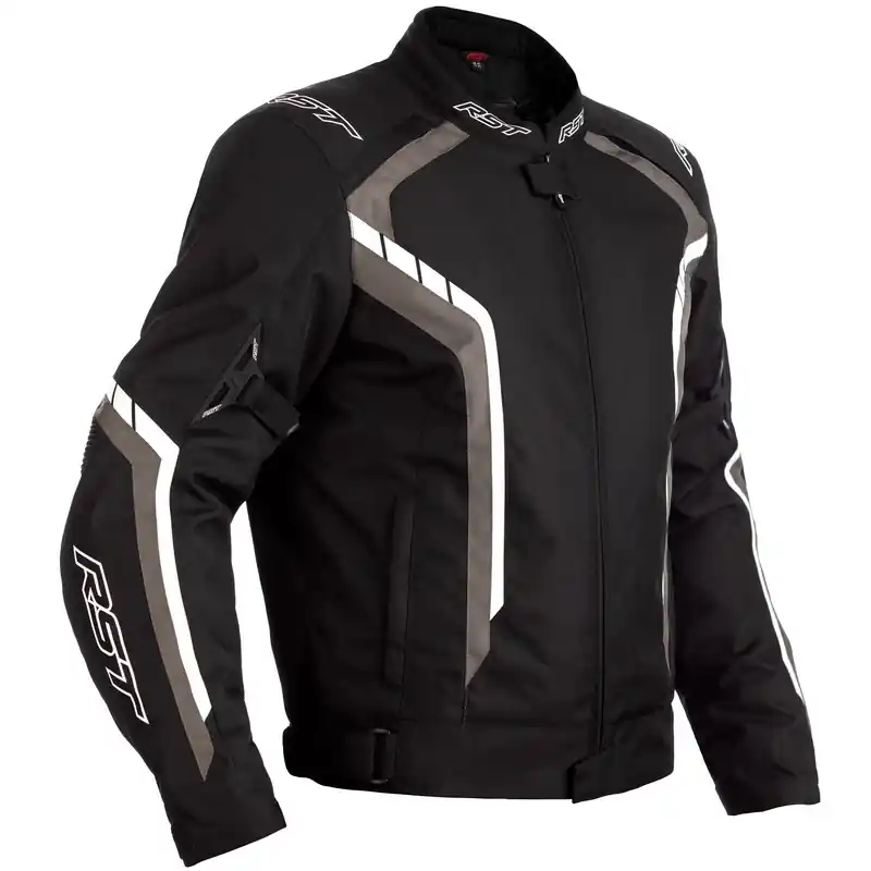 Warranty Included RST Axis CE Sport Waterproof Jacket - Black/Grey - L