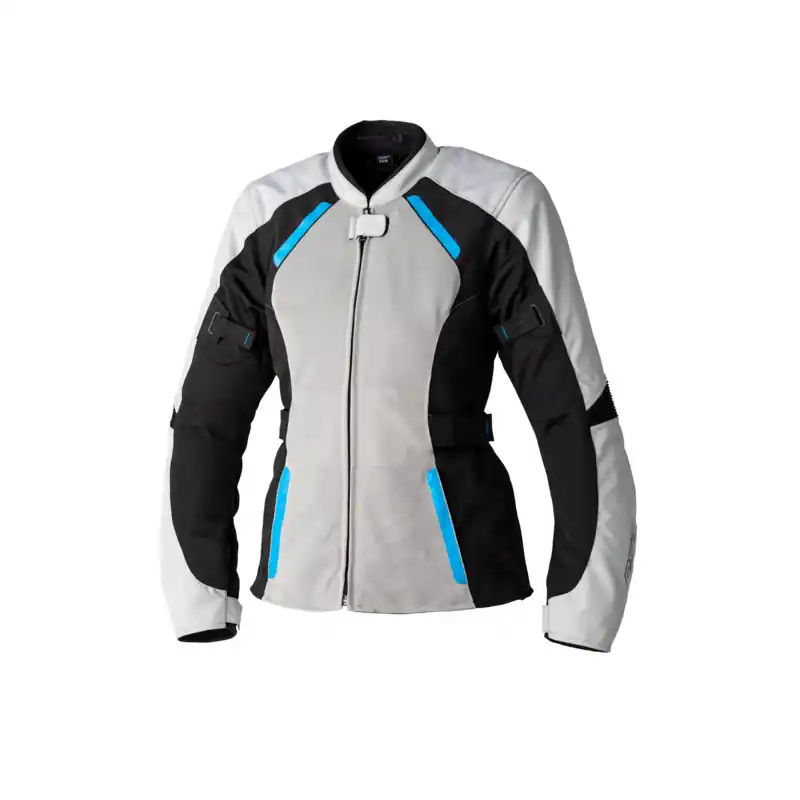 Bargain RST Ava CE Vented Womens Jacket - Blue/Silver - 10