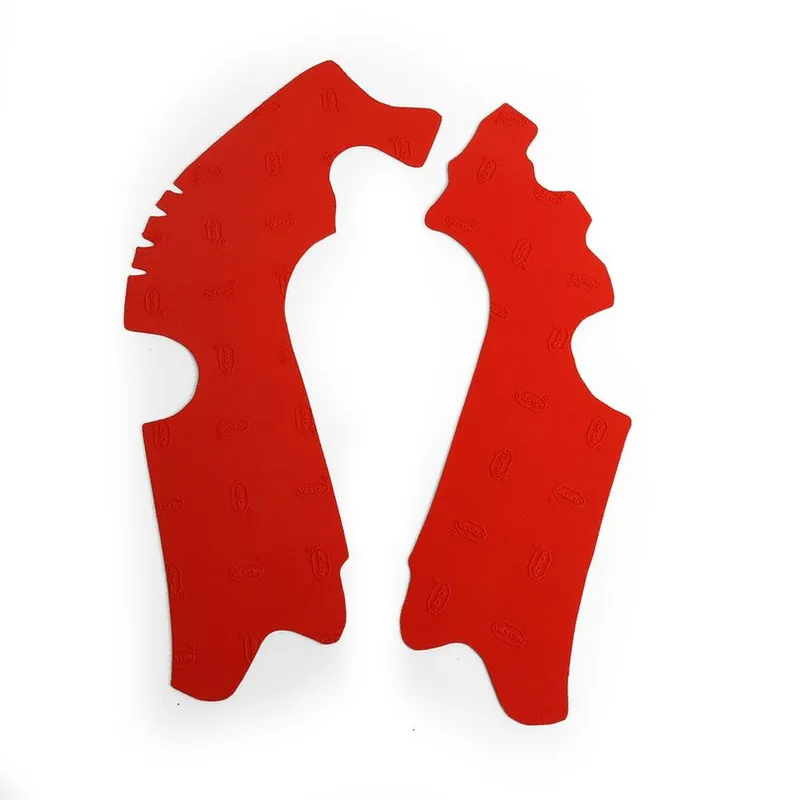 Professional Grade Off-Road Rubber Frame Pads Red
