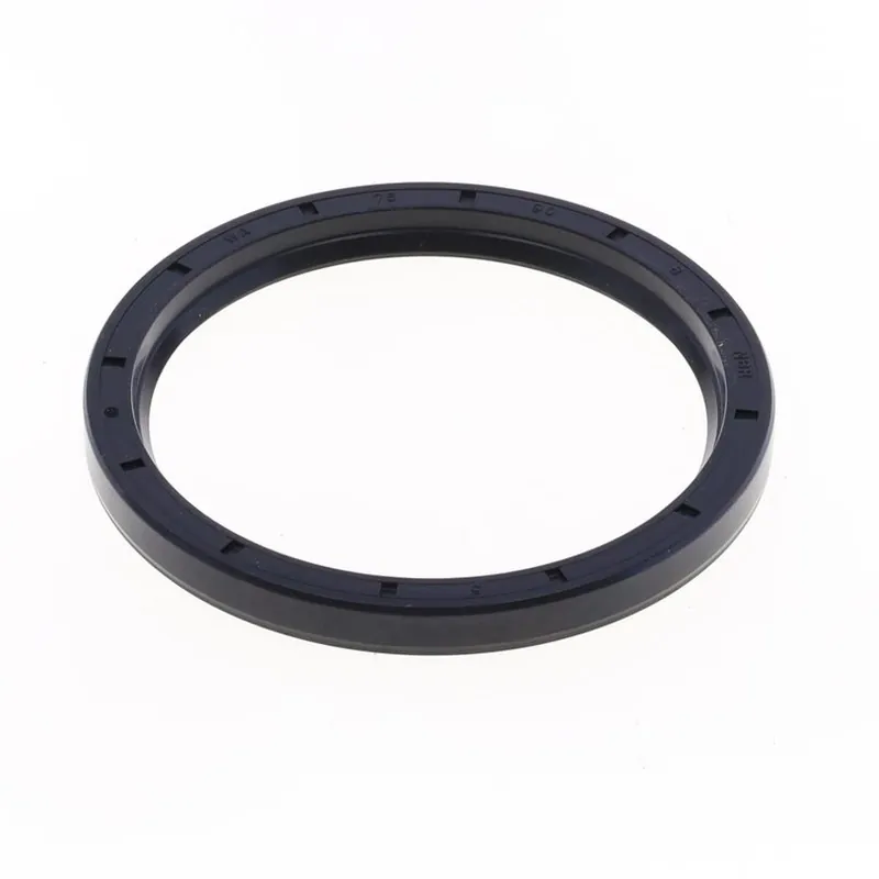 Oil Seal with Rubber Exterior 75x90x8 mm in NBR with one Seal-lip and Spring Deal