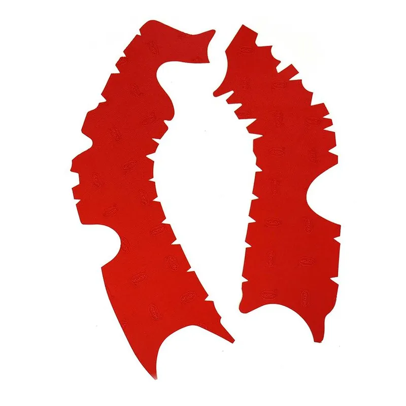 Off-Road Rubber Frame Pads Red Direct From Manufacturer
