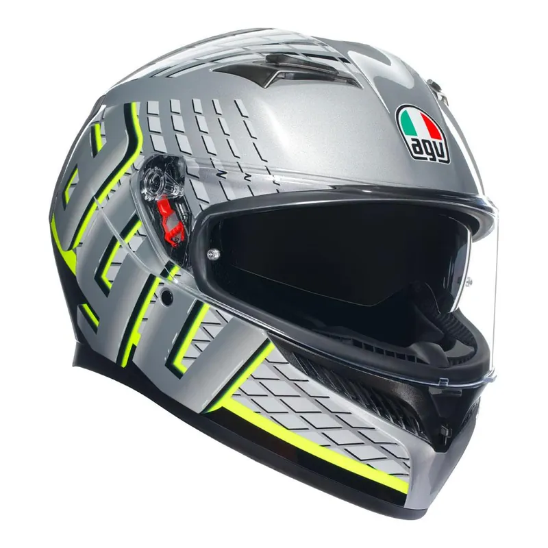 Direct From Factory AGV K3 - FORTIFY GREY/BLACK/YELLOW FLUO