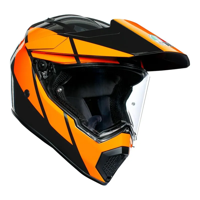 AGV AX9 - TRAIL GUNMETAL/ORANGE Brand New