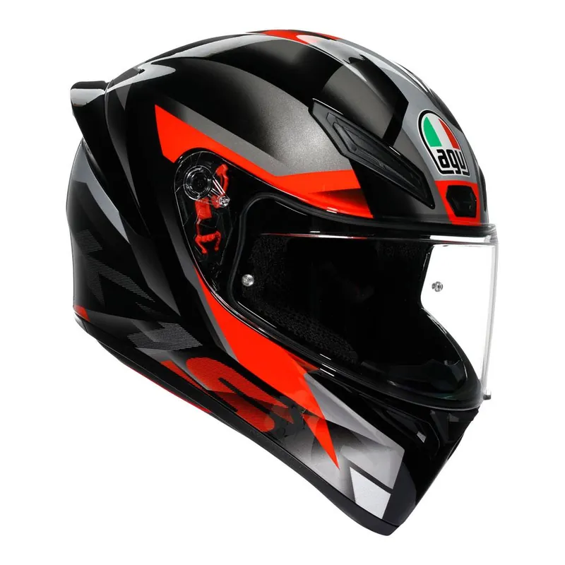 AGV K1 S - FASTLAP BLACK/GREY/RED Certified