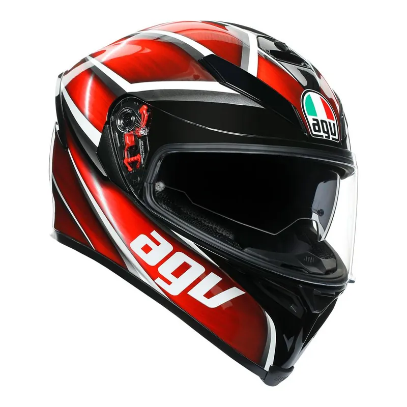 AGV K5 S - TEMPEST BLACK/RED New Arrival