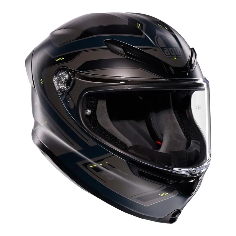 Instant Buy AGV K6 S - ENHANCE MATT GREY/YELLOW FLURO