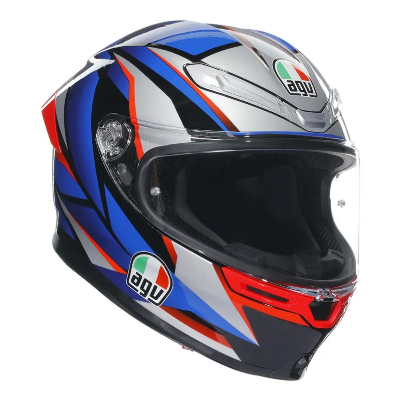 AGV K6 S - SLASHCUT BLUE/RED Instant Buy
